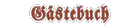 Gästebuch